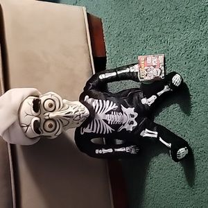 Jeff Dunham Talking Achmed Skeleton Toy with winter hat